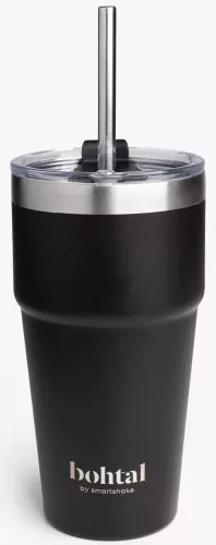 SmartShake Bohtal Insulated Travel Mug 600ml Utazóbögre Black (Fekete)