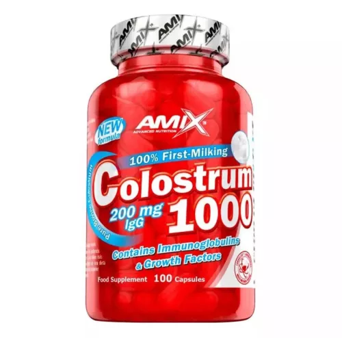 AMIX 100% First-Milking Colostrum 1000mg 100 Caps 100 Kapszula