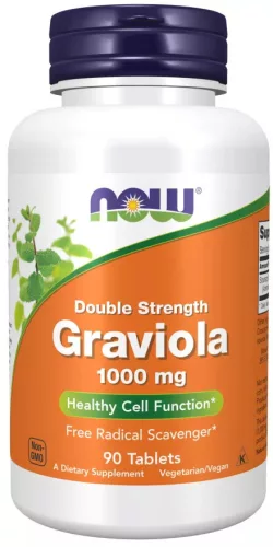 Now Foods Graviola 1000mg 90 Tablets 90 Tabletta EXP.:2025/08/31