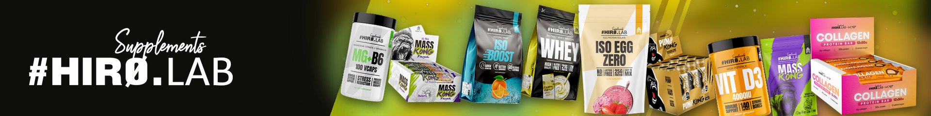 Hiro.Lab Supplements termékek